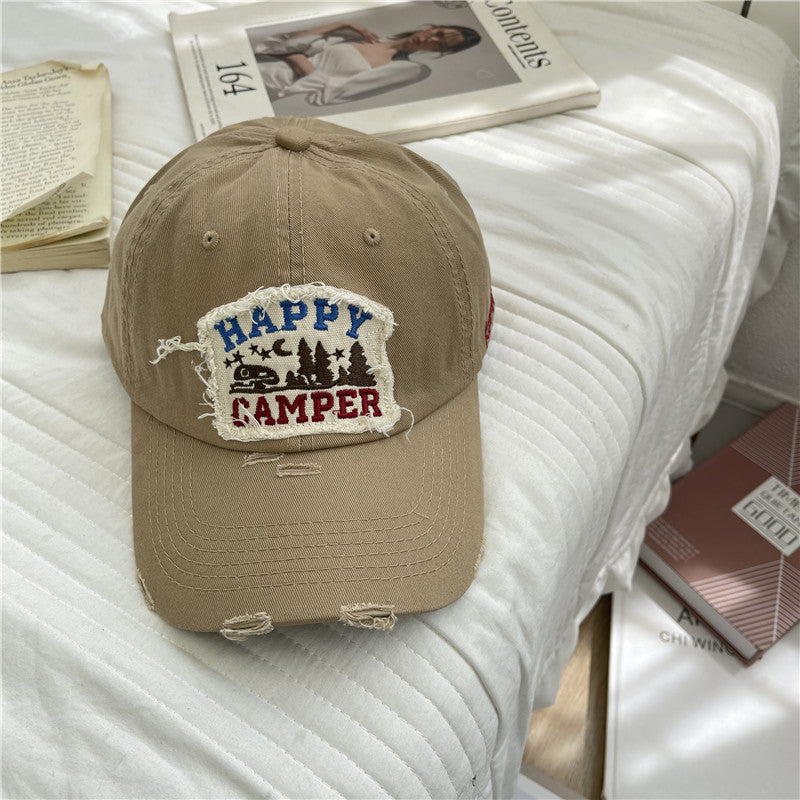 Men's Distressed Vintage-Inspired Baseball Cap Stornfield