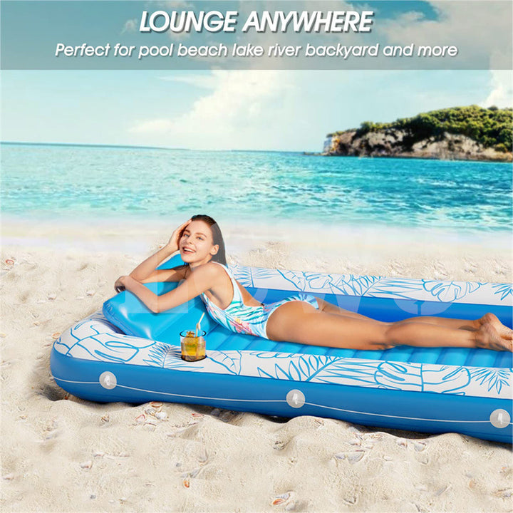 Ladies Inflatable Lounging Mat with Integrated Pillow Stornfield