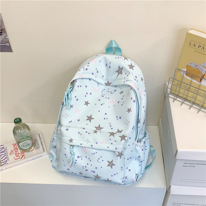 Casual Star-Patterned Backpack Stornfield