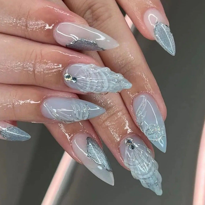 Elegant Floral Bow Nail Art Stornfield