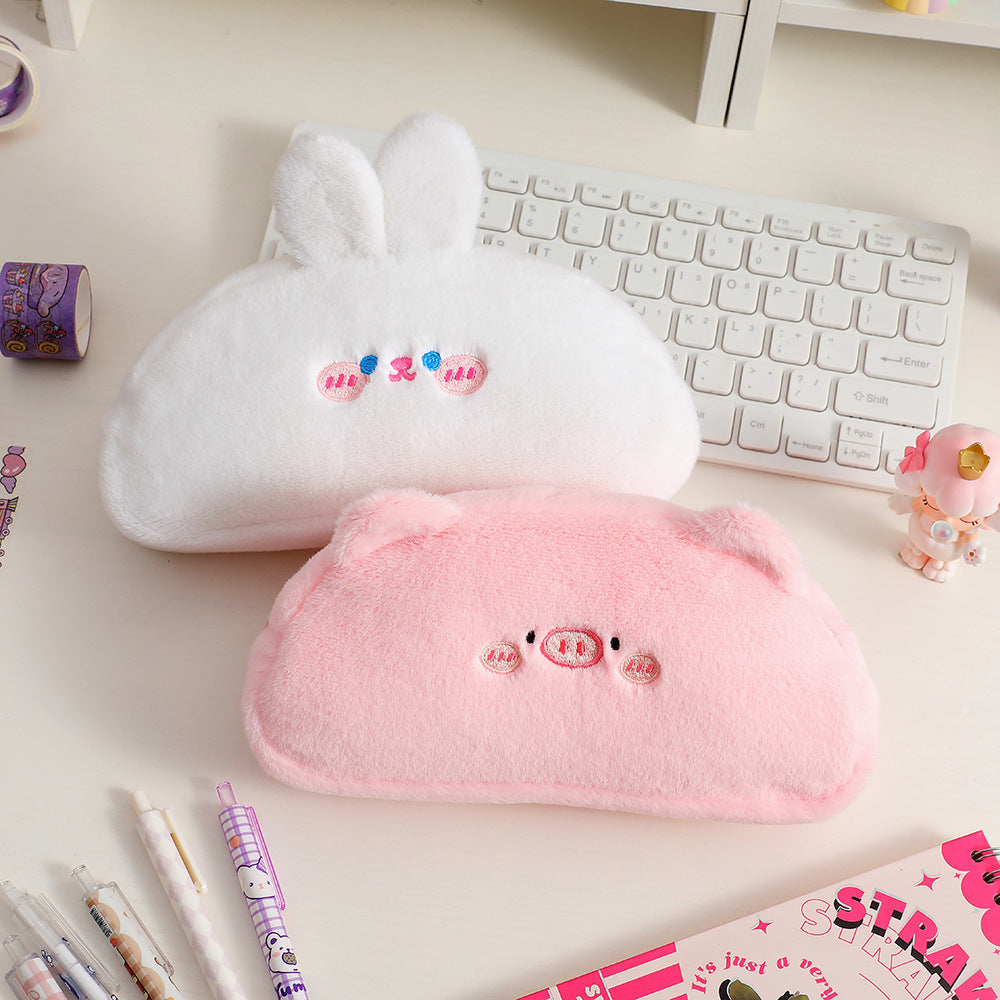 Cute Bear-Shaped Plush Pencil Case Stornfield