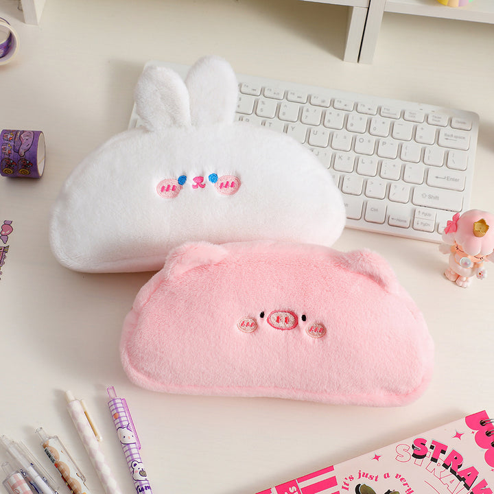 Cute Bear-Shaped Plush Pencil Case Stornfield
