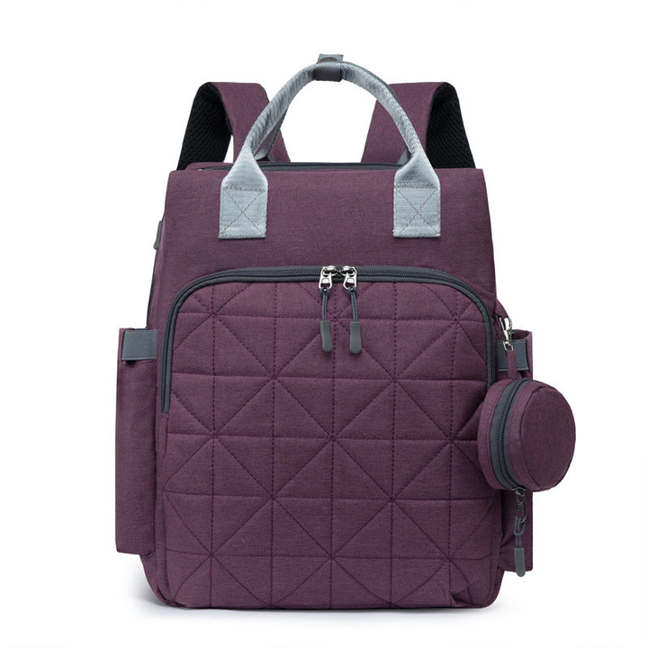 Multi-Pocket Quilted Backpack Stornfield