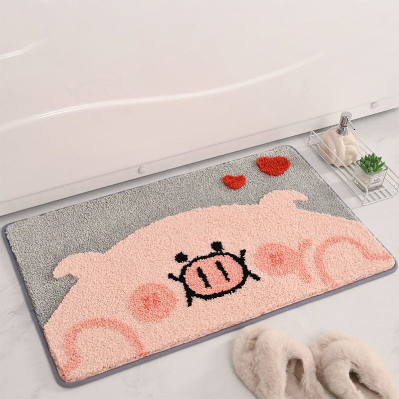 Cute Panda-Themed Bath Mat