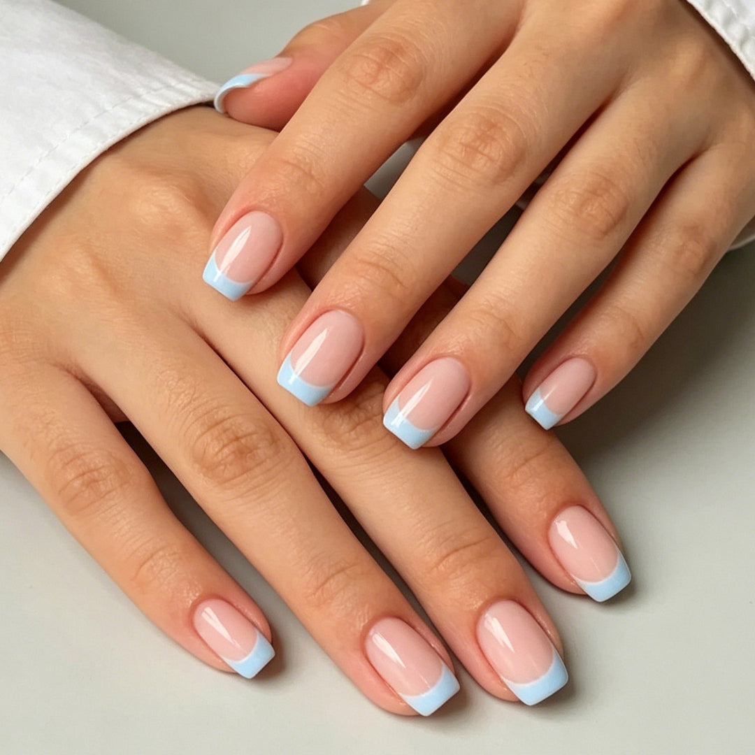 Elegant French Tip Nail Art Enhancements Stornfield 1789915510