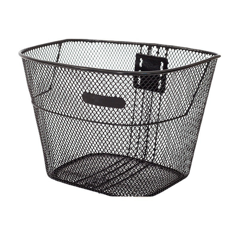 ventilated steel mesh bicycle front basket with quick-release bracket Stornfield