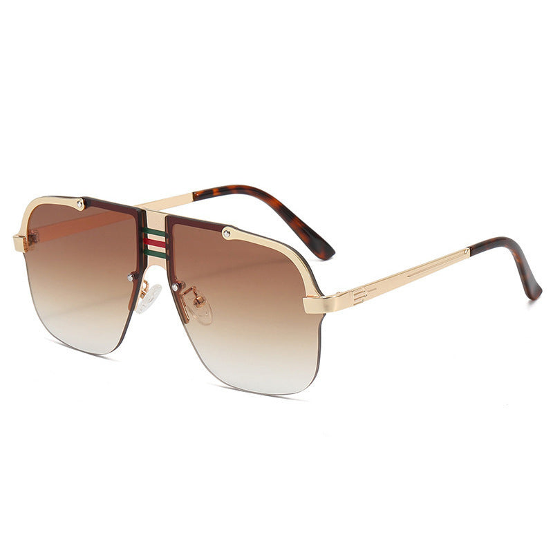 Women's Oversized Sunglasses with unique gradient lenses and striking metal frame Stornfield