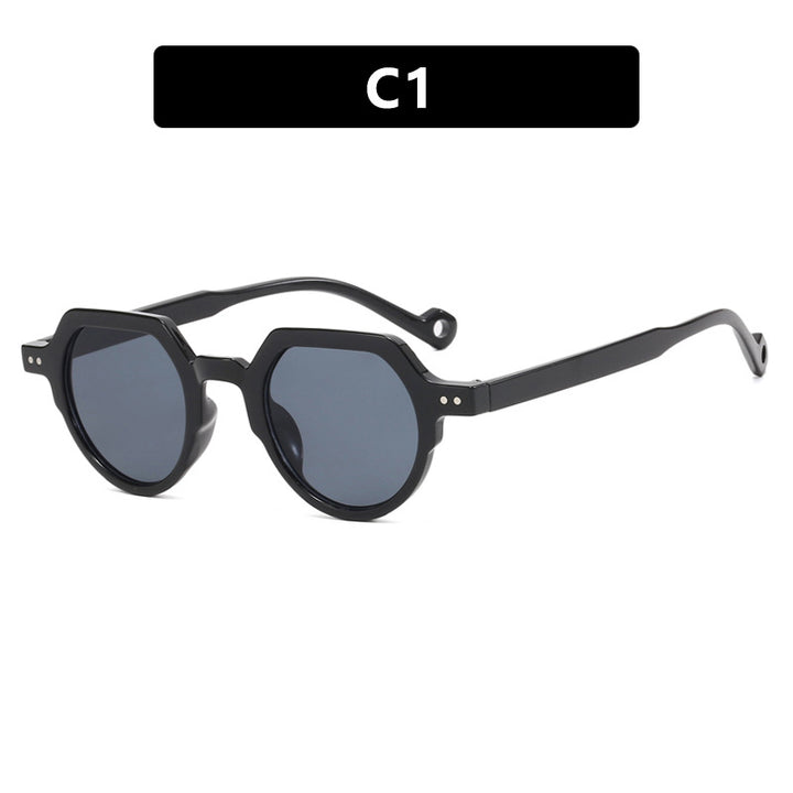 Women's geometric sunglasses with protective UV filter and sturdy frame Stornfield