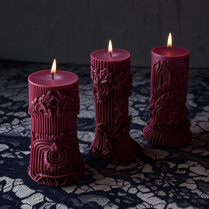 Artistic Floral Candle Holder