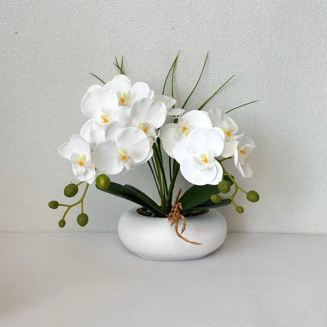 Lifelike Orchid Flower Bouquet Arrangement