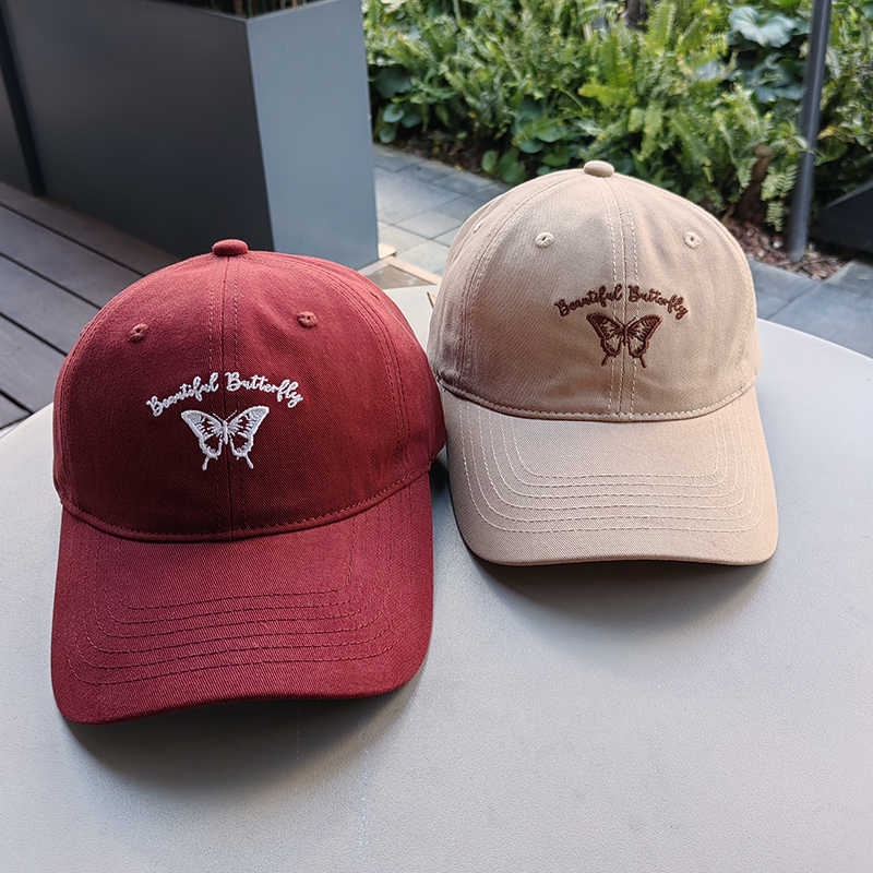 Women's Embroidered Butterfly Cap Stornfield