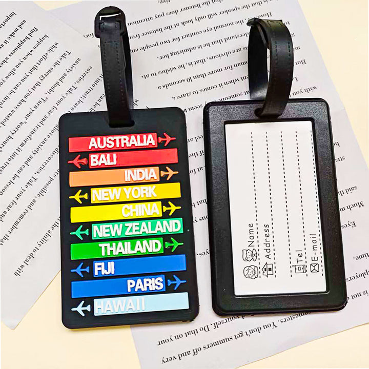 Unisex Travel-Themed Luggage Tag Stornfield