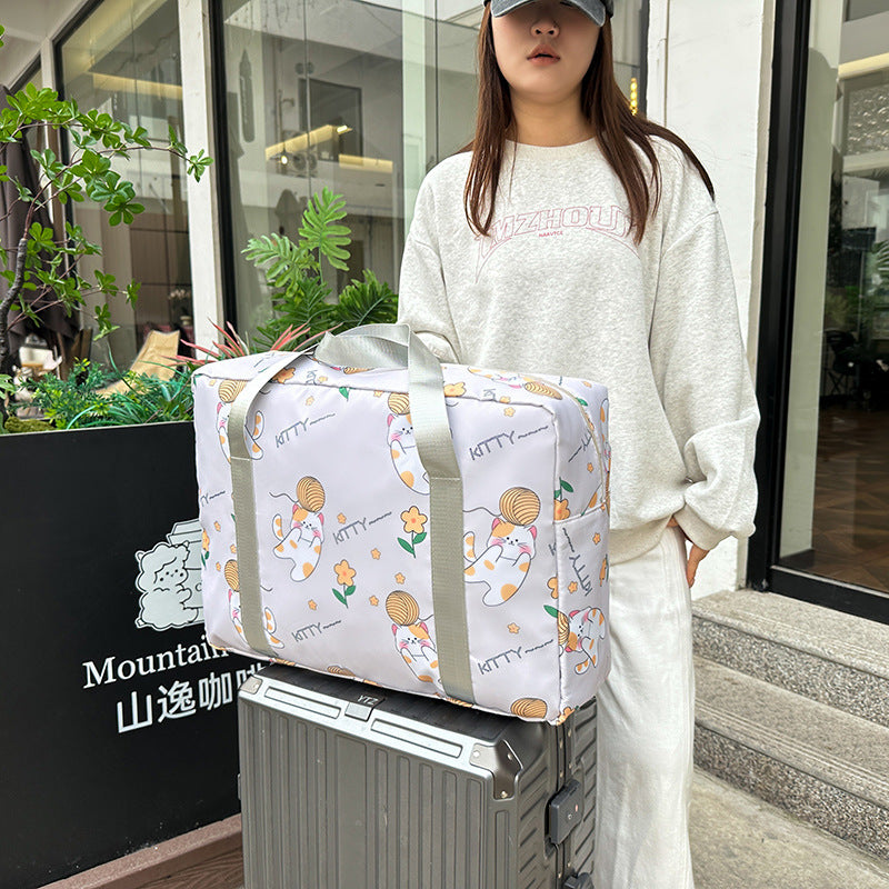 Fun Cat-Themed Travel Duffle Bag Stornfield