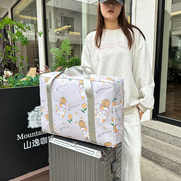 Fun Cat-Themed Travel Duffle Bag Stornfield