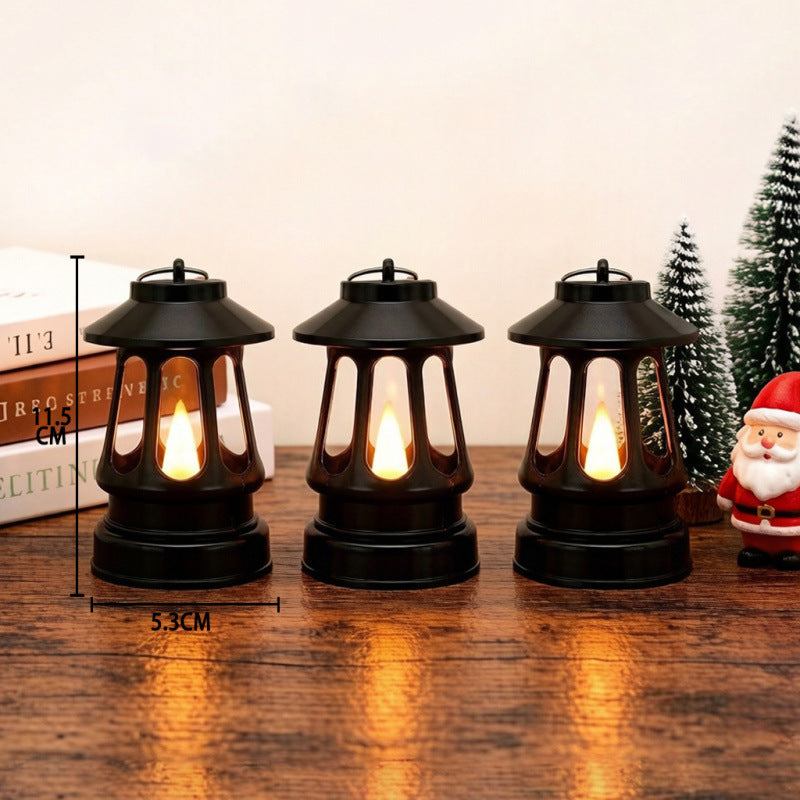 Nostalgic Oil Lantern with LED Lighting Stornfield