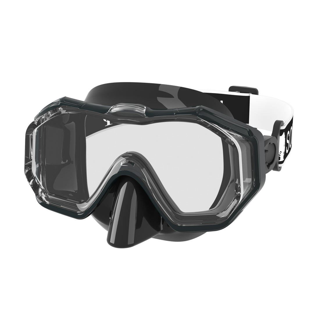 High-quality diving mask with flexible silicone rim and UV protection Stornfield