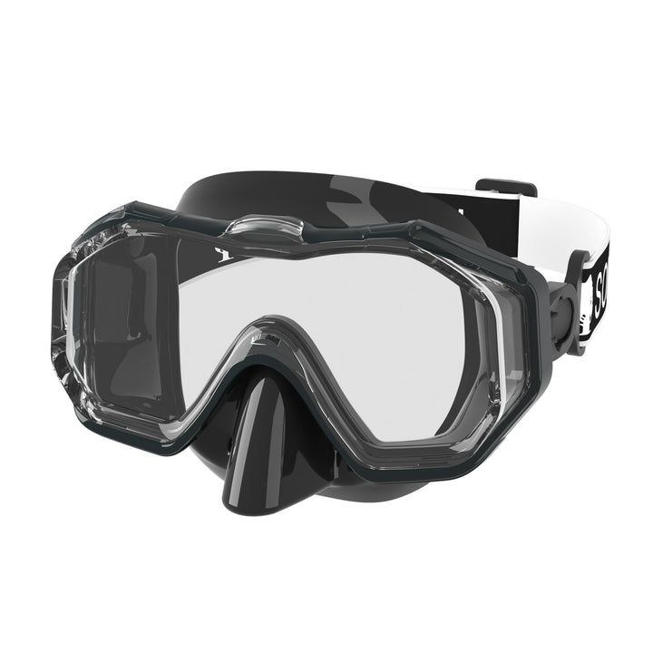 High-quality diving mask with flexible silicone rim and UV protection Stornfield