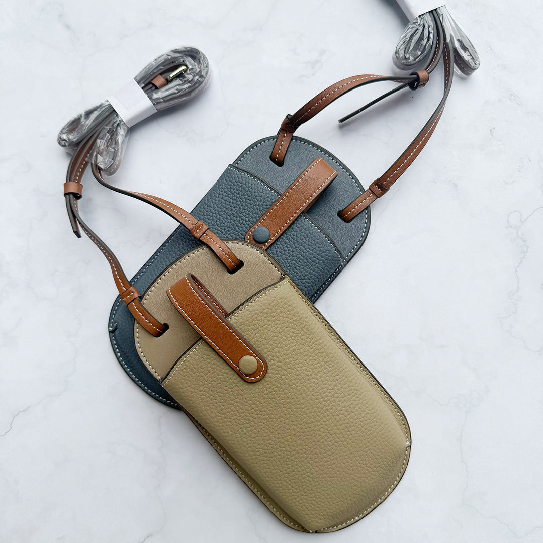 Leather Crossbody Phone Pouch Stornfield