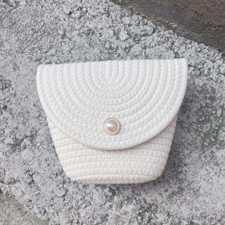 Ladies Stylish Clutch made of woven material Stornfield