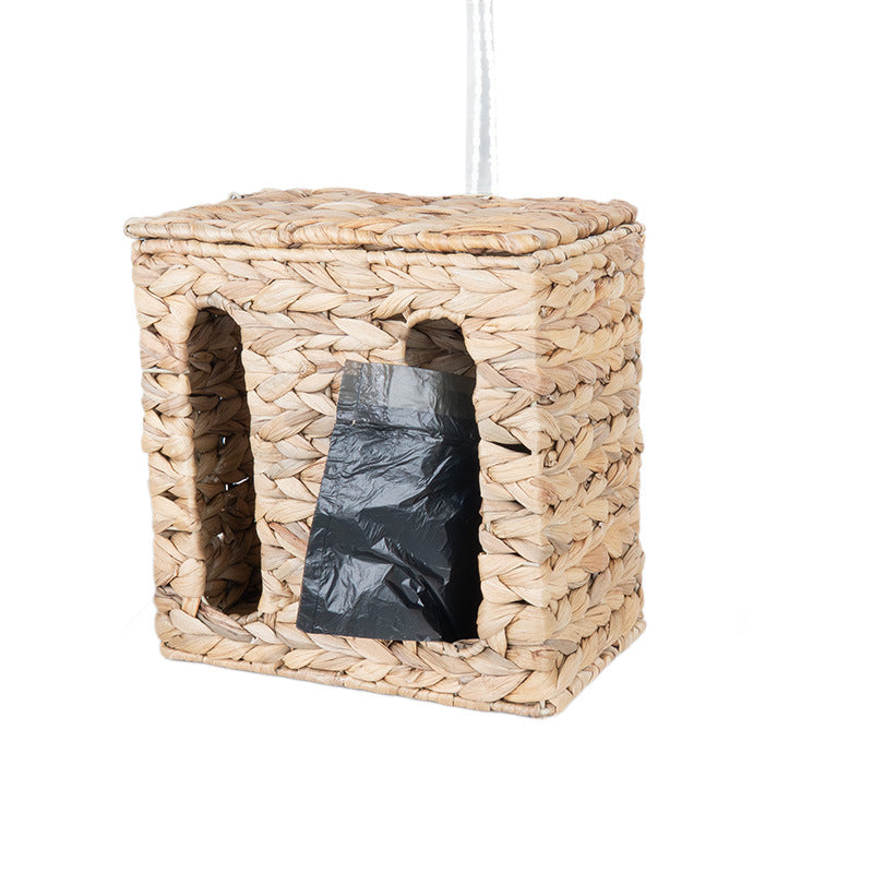 Wall-Mounted Wicker Storage Basket Stornfield