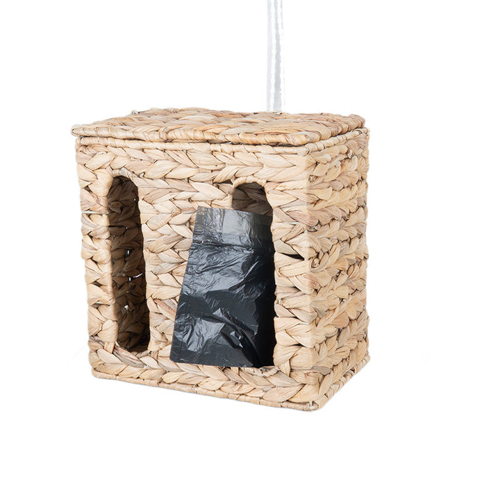 Wall-Mounted Wicker Storage Basket Stornfield
