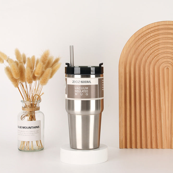 Unisex Insulated Drinking Cup with Integrated Straw Stornfield