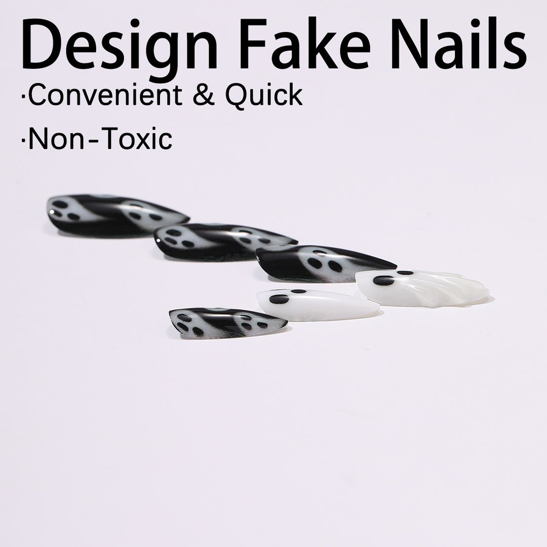 Creative Nail Art Set with Ghost Motifs Stornfield