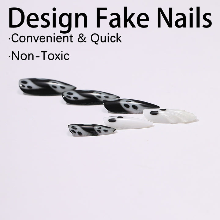 Creative Nail Art Set with Ghost Motifs Stornfield