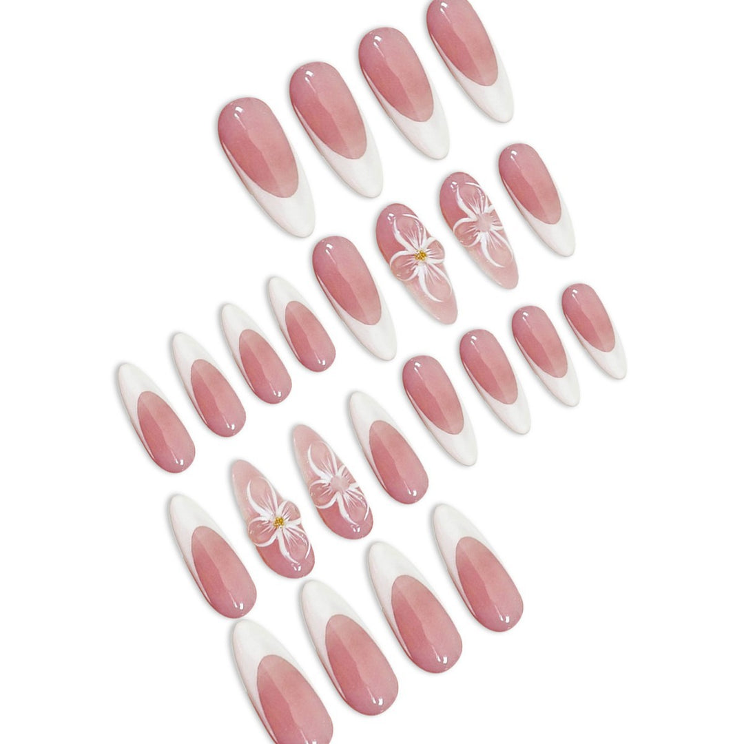 Elegant Artistic Press-On Nail Set Stornfield