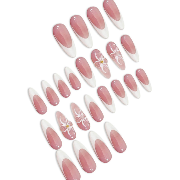 Elegant Artistic Press-On Nail Set Stornfield