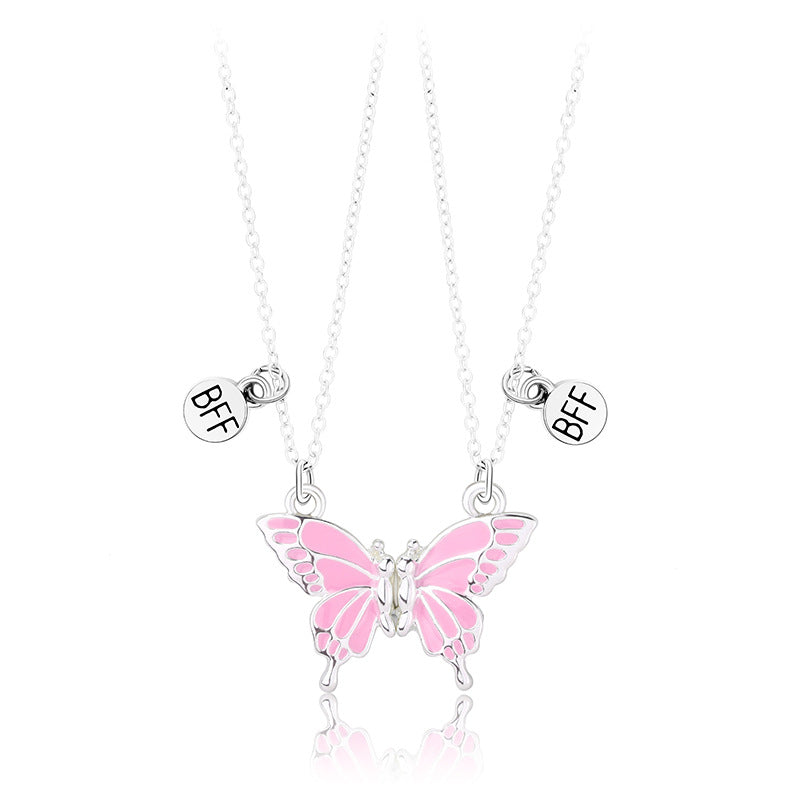Butterfly Pendant Friendship Necklace Stornfield