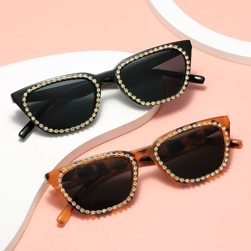 Women's sunglasses with glamorous rhinestone frame Stornfield