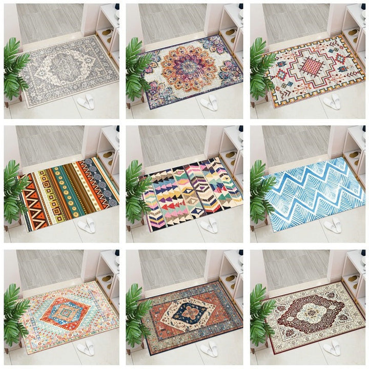 Geometric Pattern Decorative Floor Mat Stornfield
