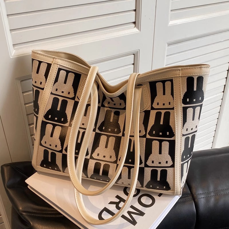 Playful Patterned Tote Bag Stornfield