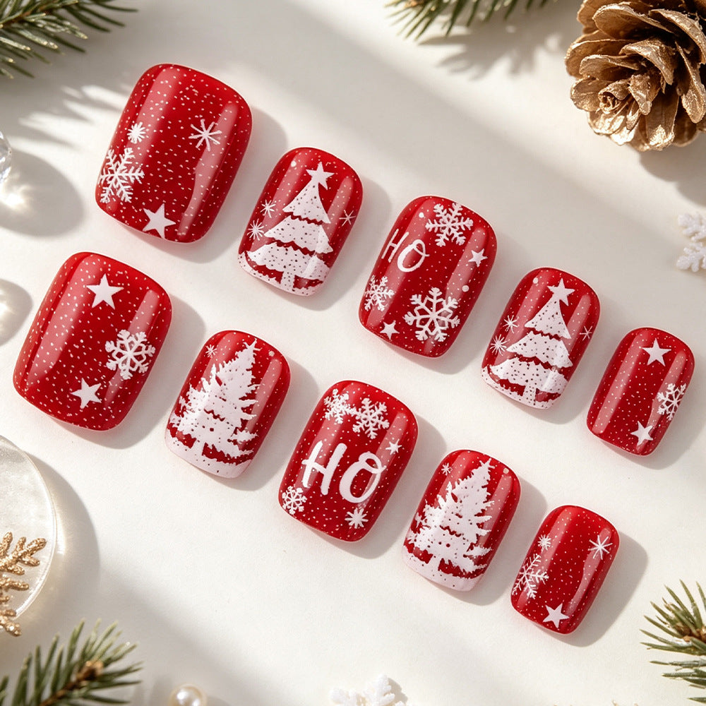 Festive Holiday-Themed Nail Art Stornfield 1787542979