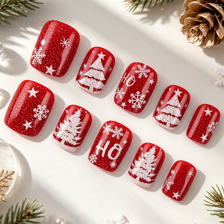 Festive Holiday-Themed Nail Art Stornfield 1787542979