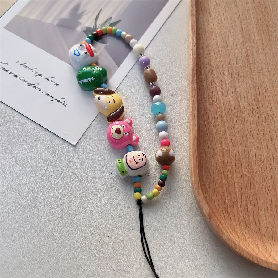 Playful Character Beaded Lanyard Stornfield