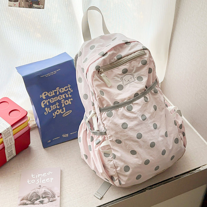 Casual Polka Dot Backpack Stornfield