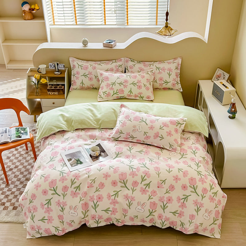 Modern Graphic Print Bedding Set