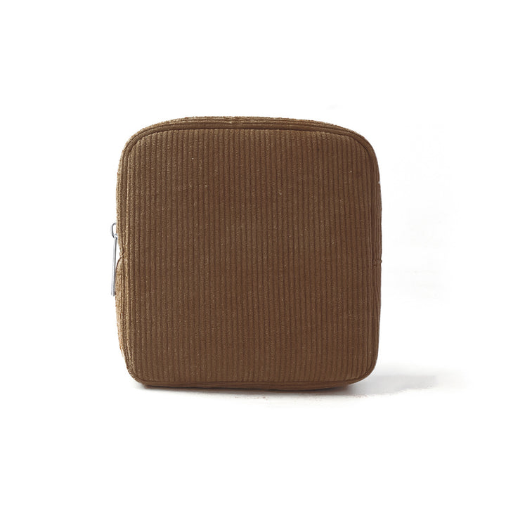 Cosmetic storage bag with structured surface Stornfield