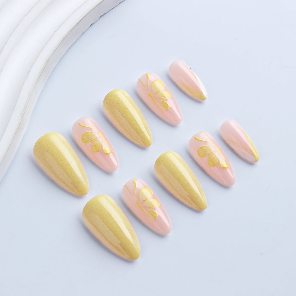 Artistic Floral Press-On Nails Stornfield 1787542747