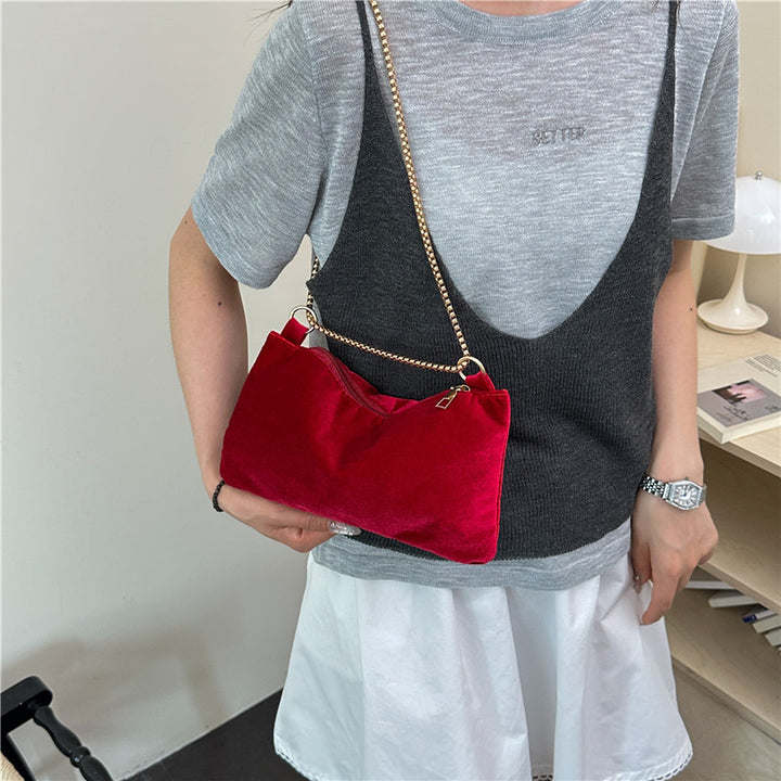WoElegant Velvet Clutch Bag Stornfield