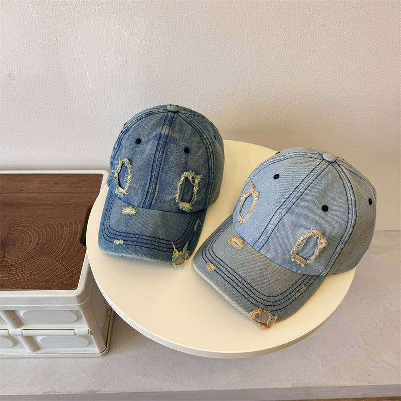 Men's Distressed Denim Baseball Cap Stornfield 1783921899