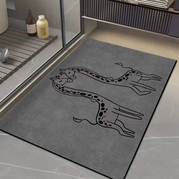 Fish Pattern Non-Slip Bath Mat