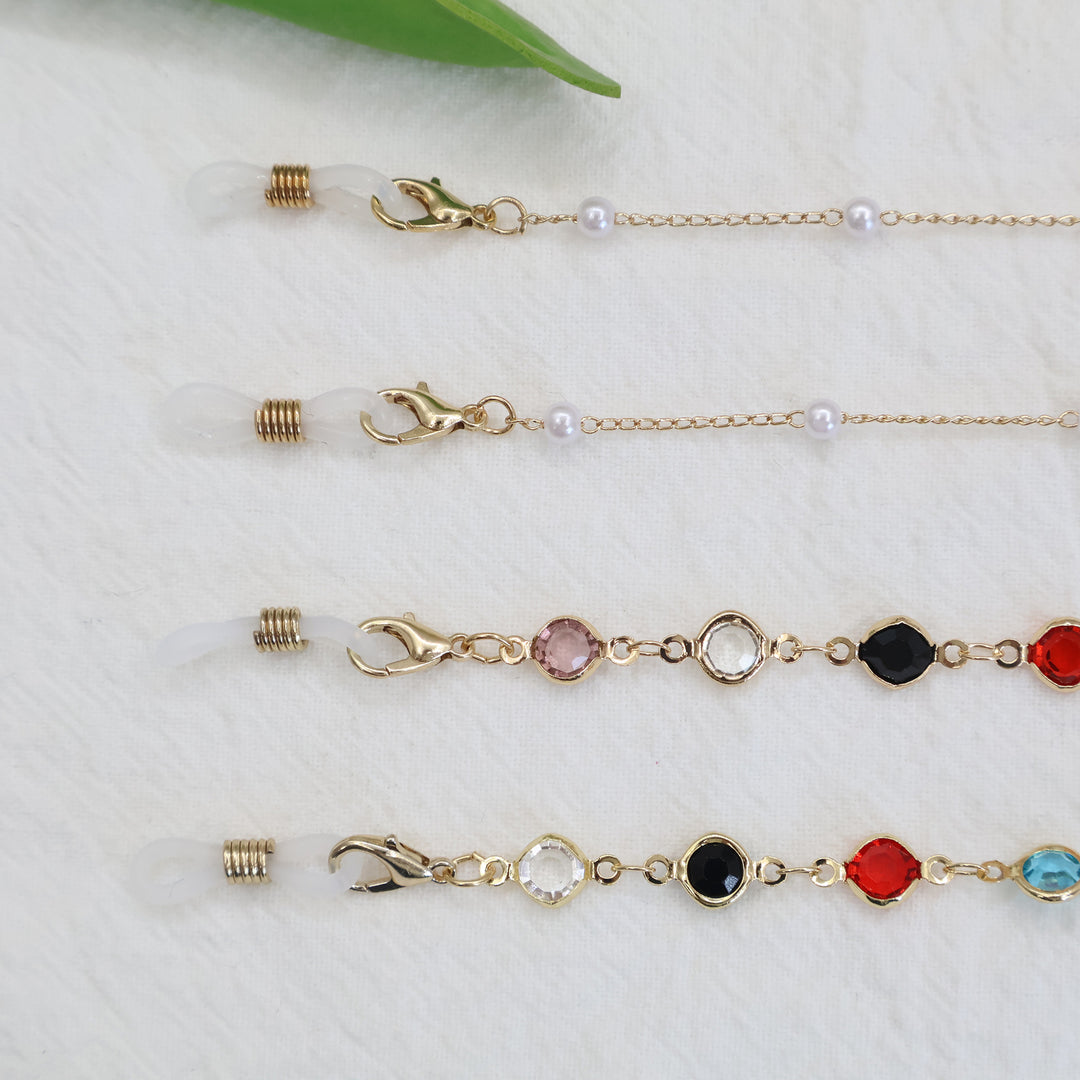 Multicolor Gemstone Eyewear Chain Stornfield