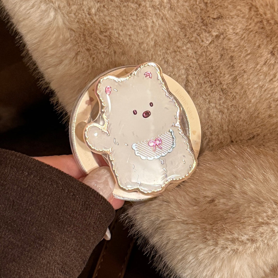 Charming hand mirror with bear motif Stornfield