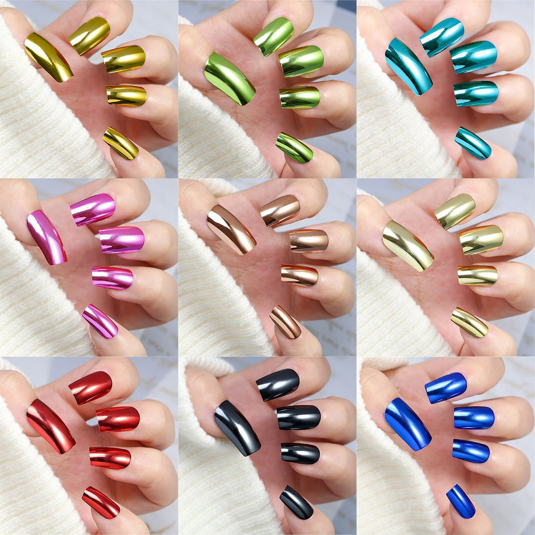 Premium Mirror Finish Nail Art Tips Stornfield