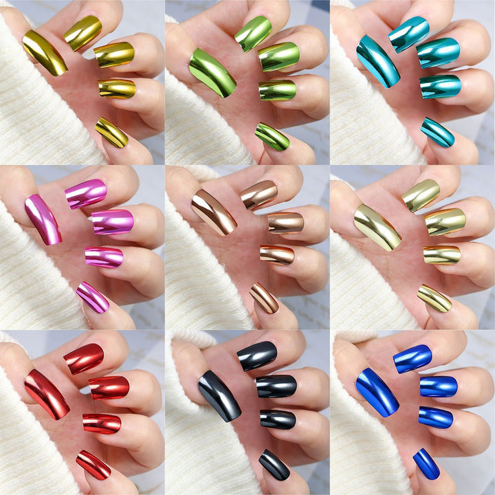 Premium Mirror Finish Nail Art Tips Stornfield