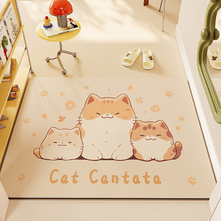 Whimsical Pet-Themed Area Mat