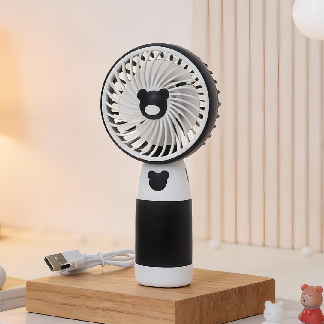 Women's portable handheld fan with joyful animal design Stornfield